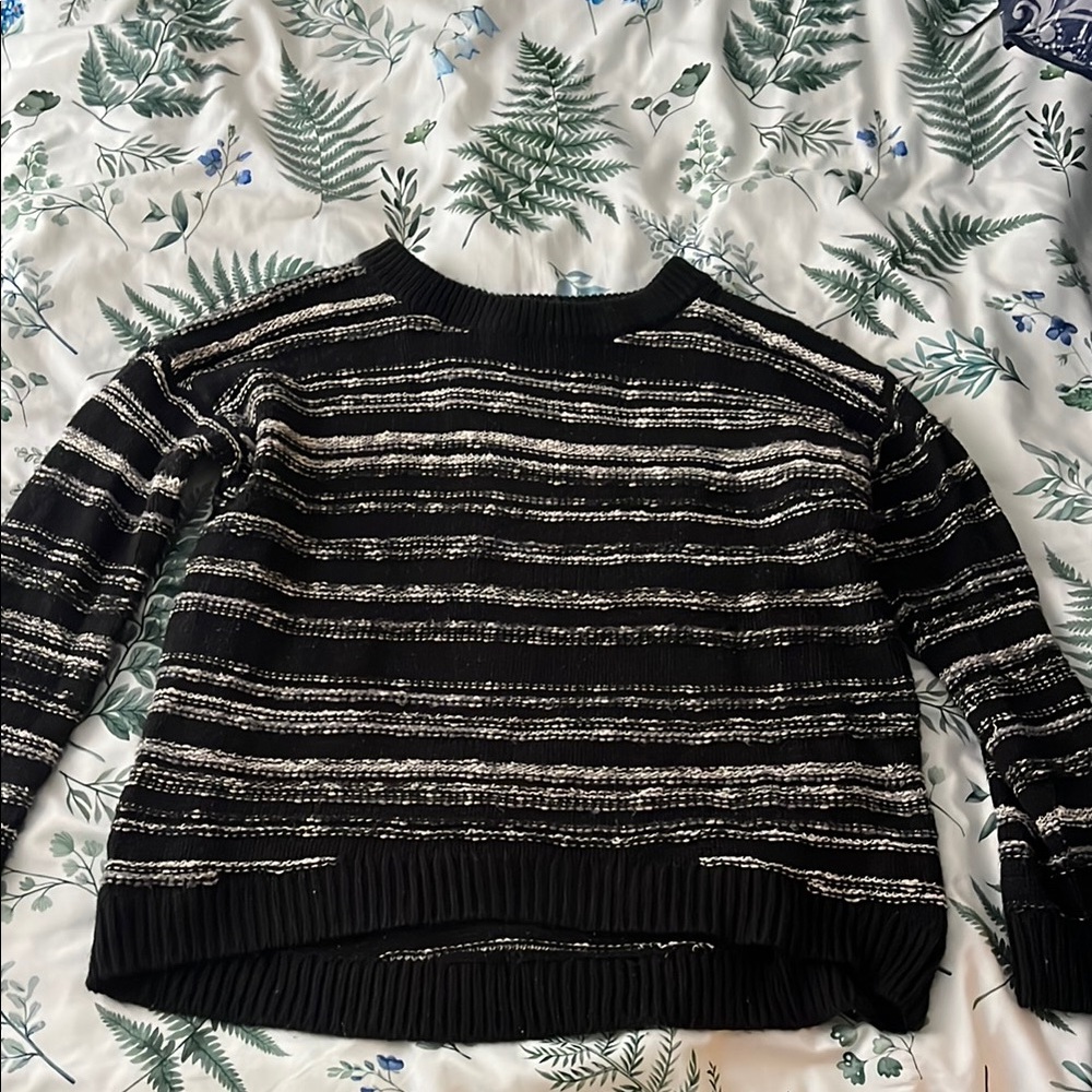 Striped Black and White Sweater